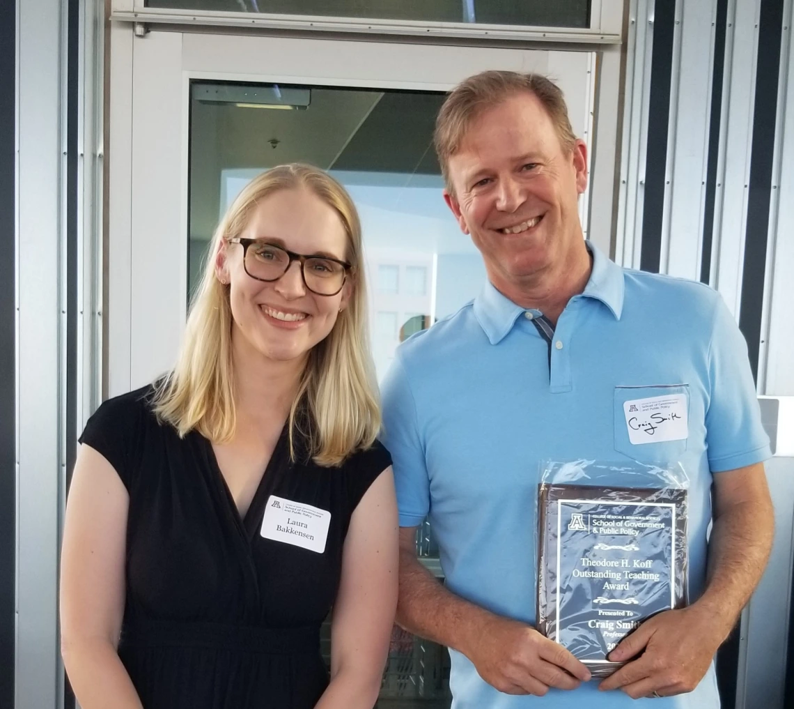 Craig Smith and Laura Bakkensen