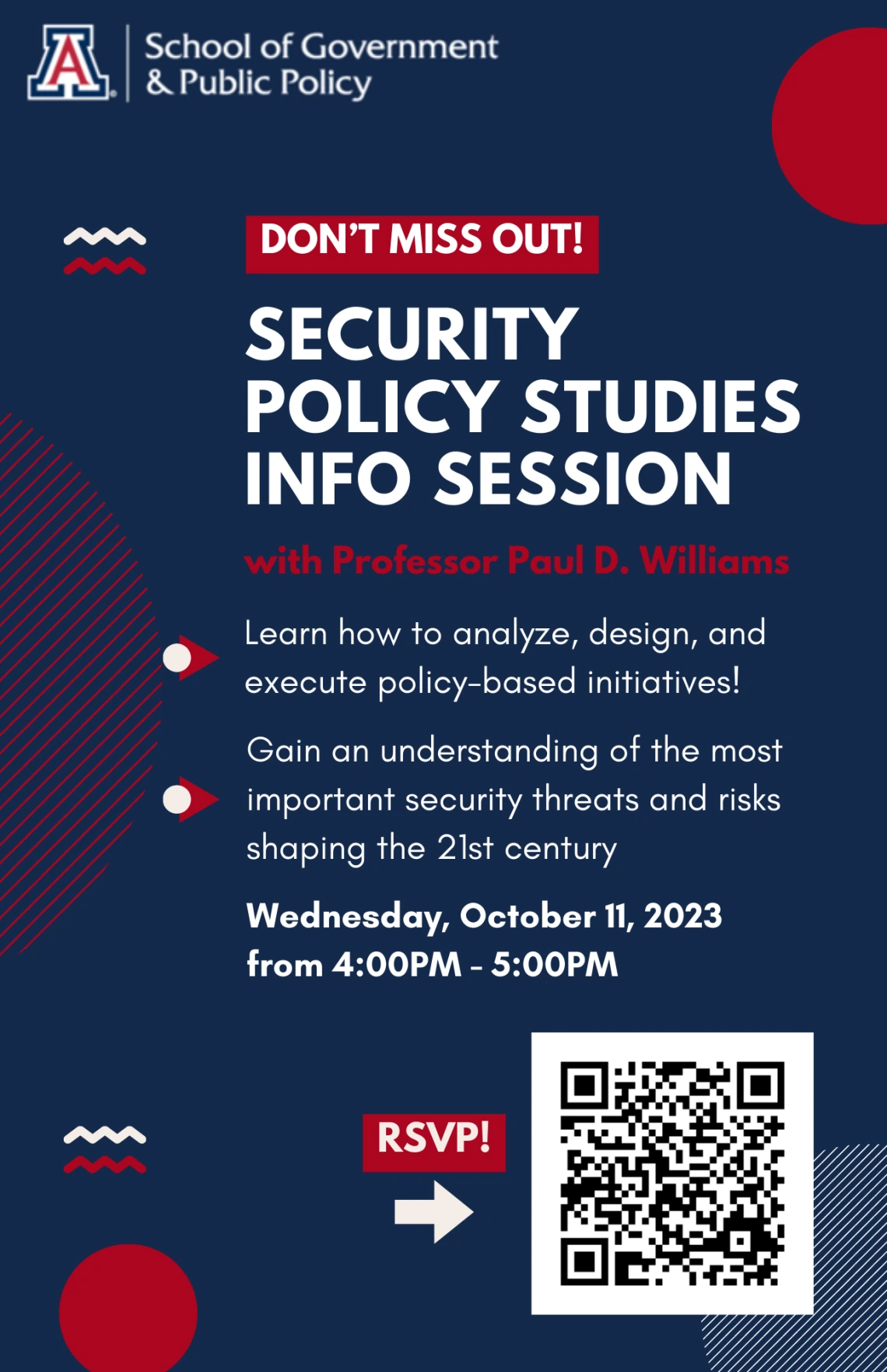 Security Policy Studies Info Session