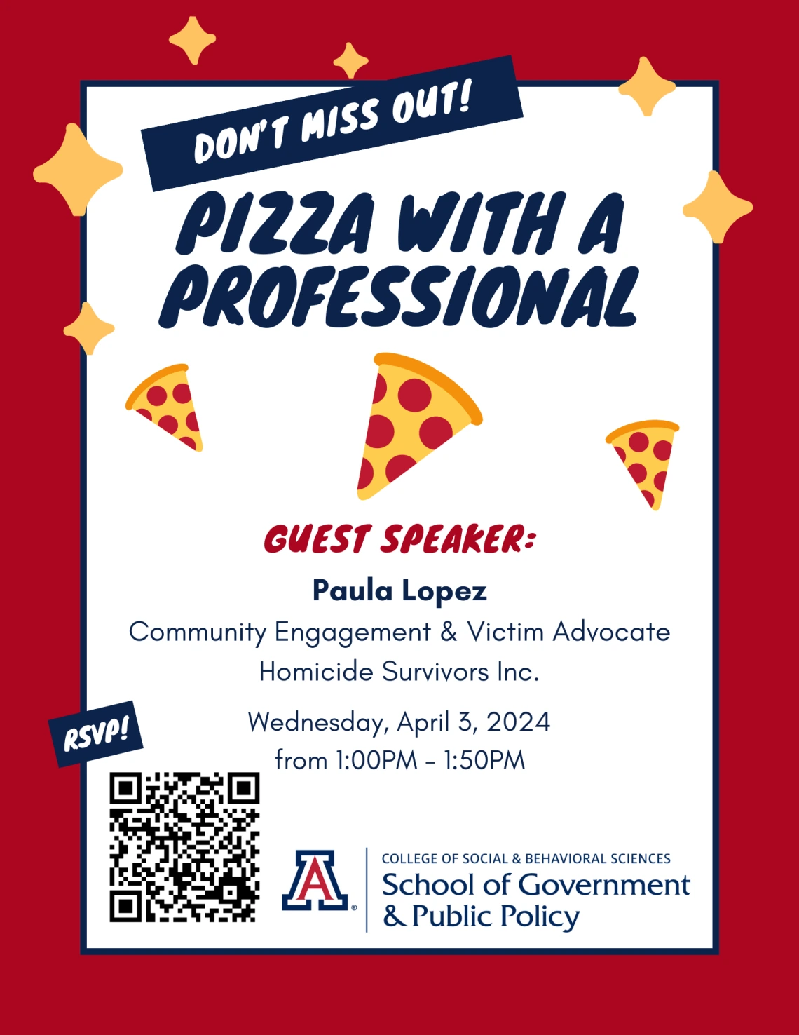 Pizza with a Professional: Paula Lopez