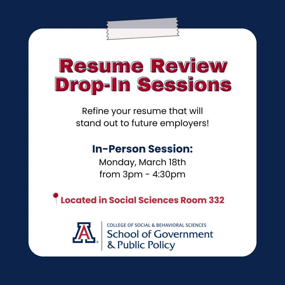 Resume Review Drop-In Session