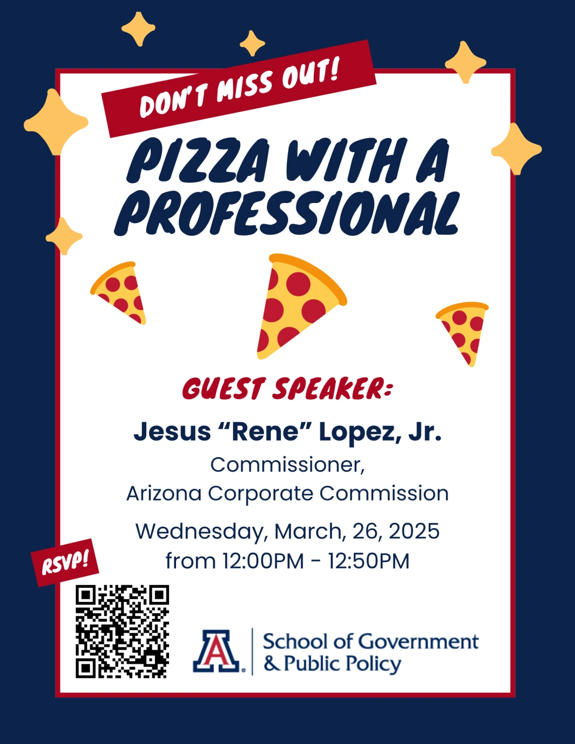 Pizza with a Professional: Jesus "Rene" Lopez, Jr.