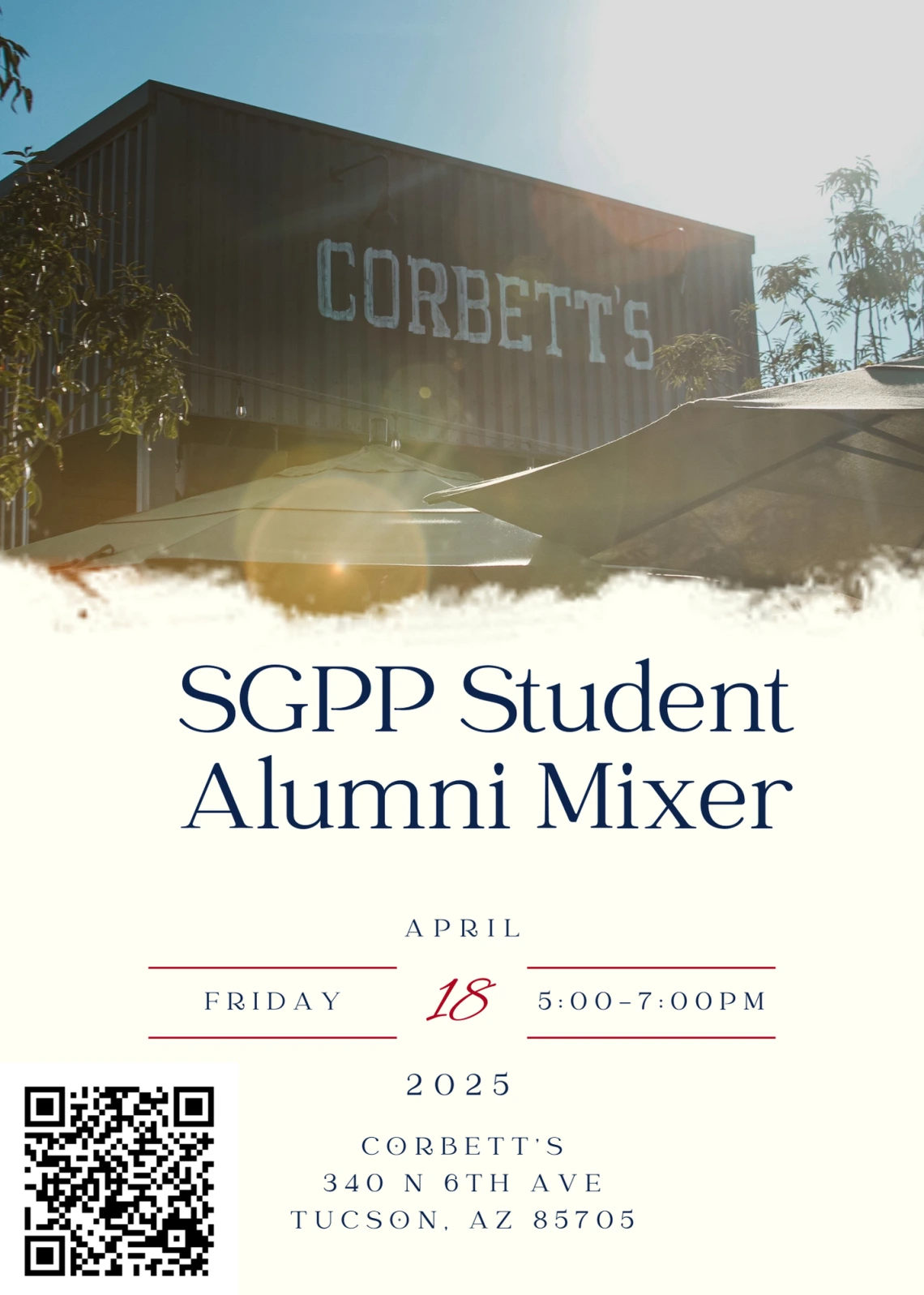 SGPP Student Alumni Mixer Invite
