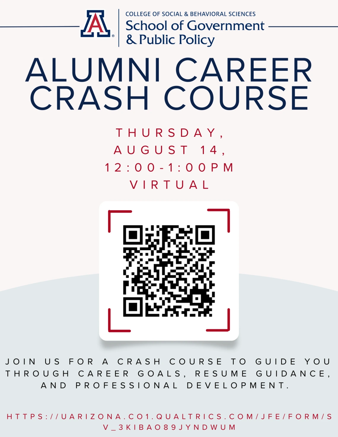 Alumni Crash Course Flyer