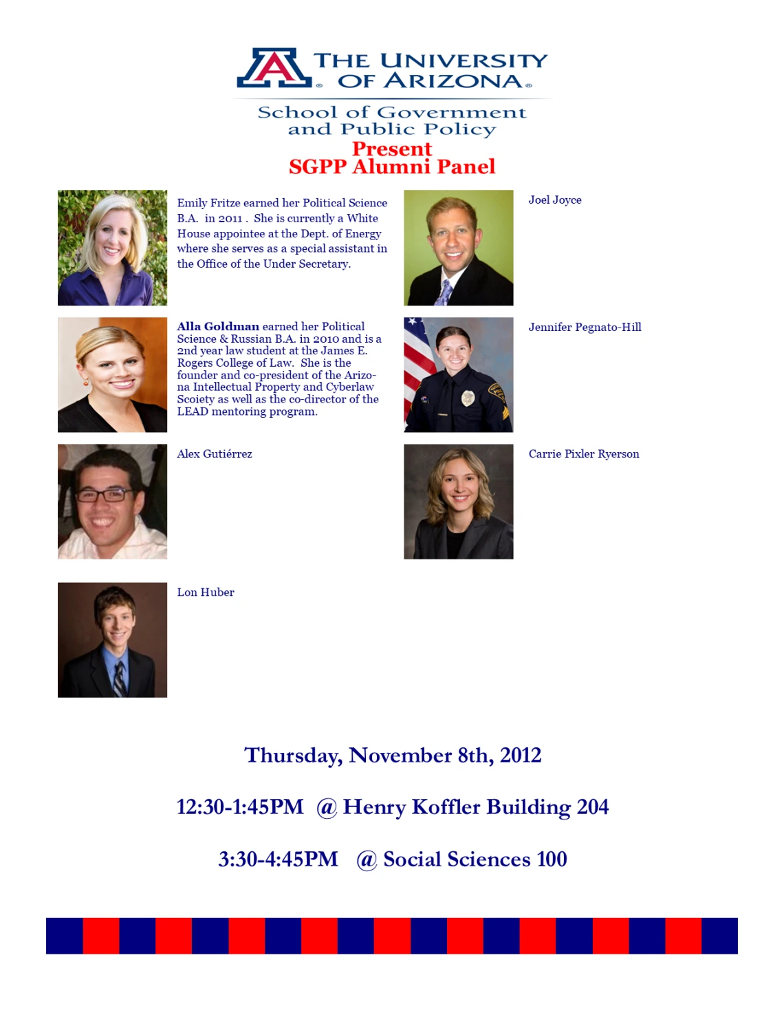Alumni Panel 2012