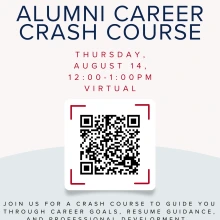 Alumni Crash Course Flyer