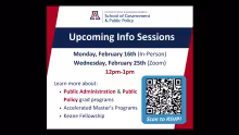 Graduate Programs Info Session Flyer