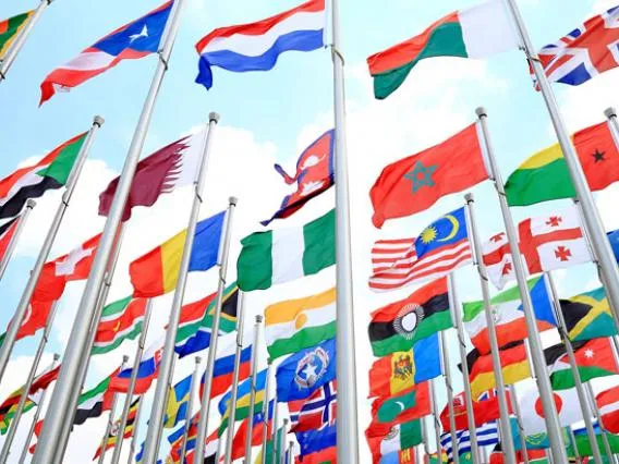 International flags