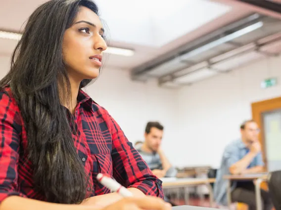 Students in class