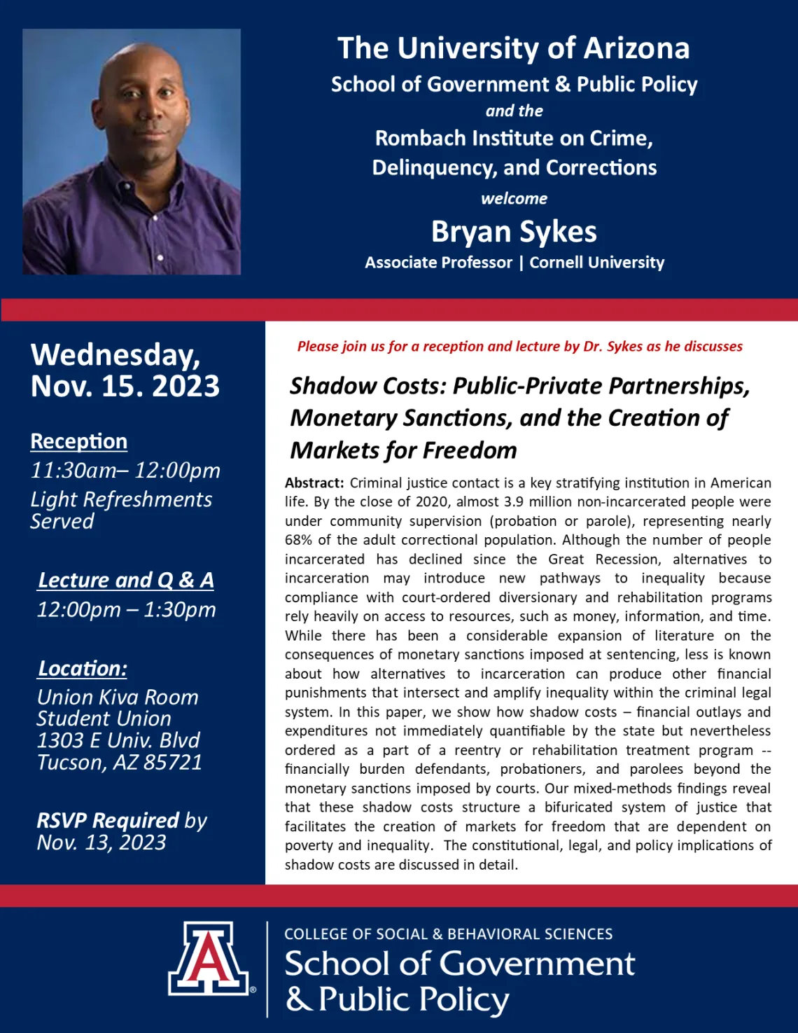 Rombach Speaker Series: Dr. Bryan Sykes