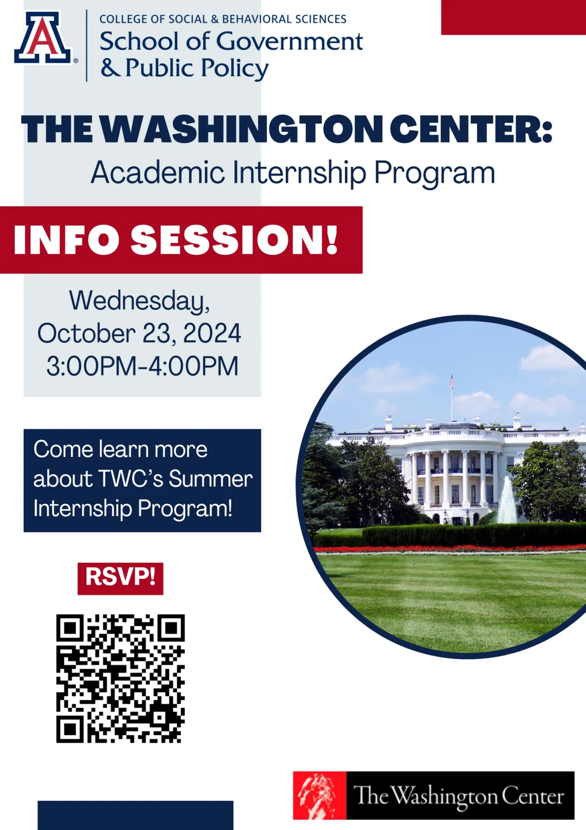 TWC Academic Internship Program Flyer