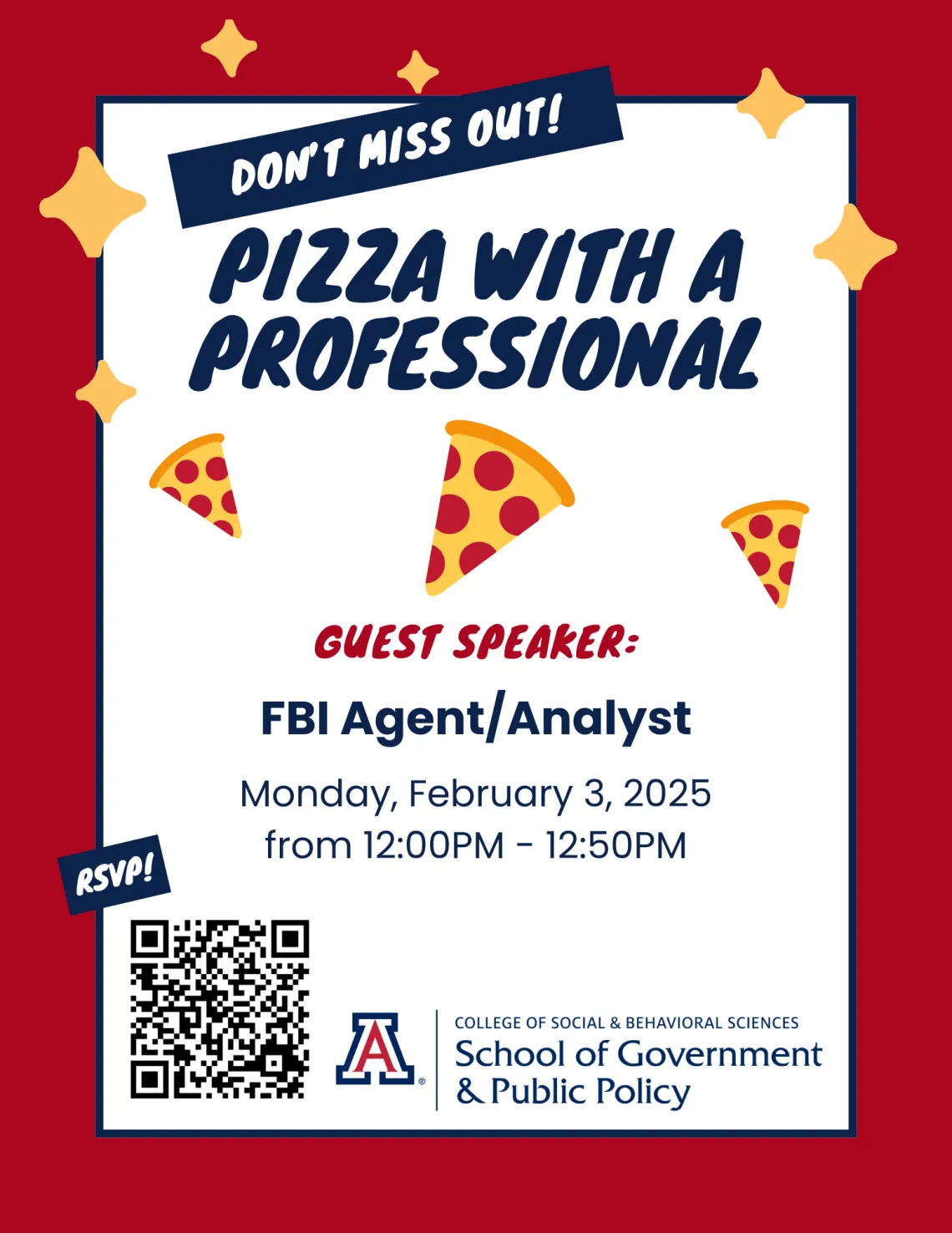 Pizza with a Professional: FBI Agent/Analyst