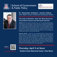 SGPP Guest Speaker- Dr. Alexander Vindman