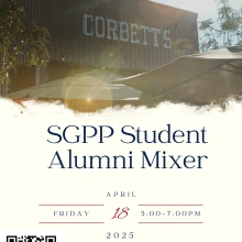 SGPP Student Alumni Mixer Invite